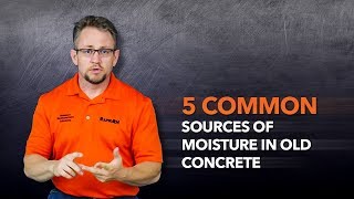 5 Common Sources of Moisture in Old Concrete