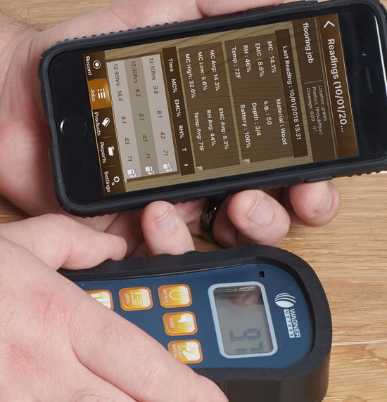 Orion 950 wood moisture meter with smart app