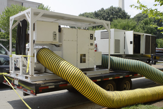 post-disaster recovery trailer fan